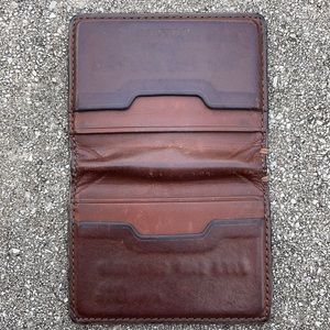 Fossil leather wallet